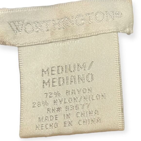 Worthington Women’s Black Sleeveless Sequin Knee Length Dress Size M. - Picture 10 of 16